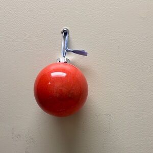 Vibrant Red Christmas Ornament